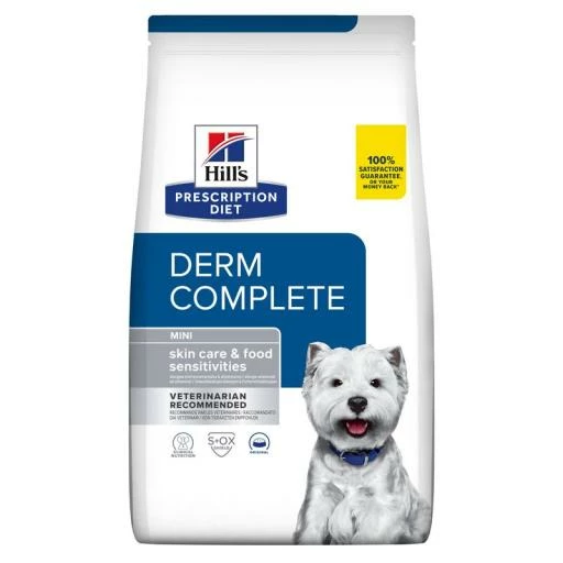 Hill's Pienso Prescription Diet Derm Complete Food Sensitives Mini Protección De La Piel En Perros 3 Hill's Pienso Prescription Diet Derm Complete Food Sensitives Mini Protección De La Piel En Perros