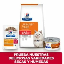 Hill's Prescription Diet Feline C/d Urinary Stress Pescado Azul -Suministros De Mascotas Ventas 2024 52742050386 6 g