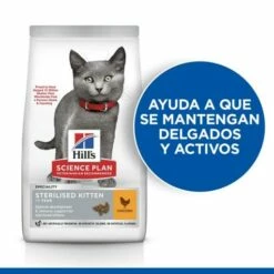 Hill's Pienso Science Plan Sterilised Kitten De Pollo Para Gatitos Esterilizados -Suministros De Mascotas Ventas 2024 52742053639 5 g
