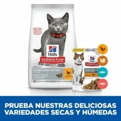 Hill's Pienso Science Plan Sterilised Kitten De Pollo Para Gatitos Esterilizados -Suministros De Mascotas Ventas 2024 52742053639 6 g