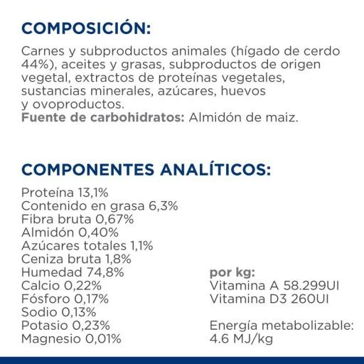 Pack 6 Hill's Comida Húmeda Prescription Diet M/d Diabetes Care Para La Diabetes En Gatos 4 Pack 6 Hill's Comida Húmeda Prescription Diet M/d Diabetes Care Para La Diabetes En Gatos - Imagen 2