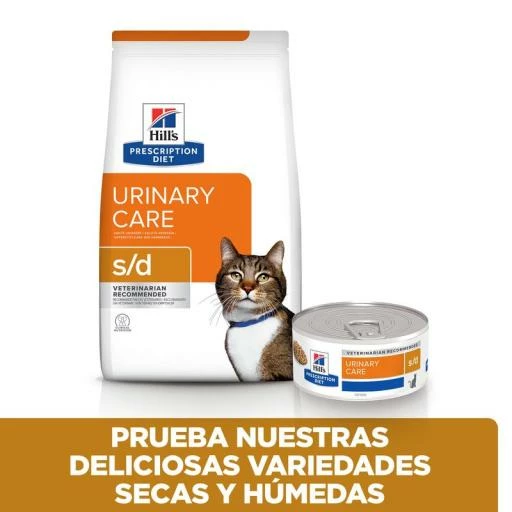 Hill's Pienso Prescription Diet S/d Para Urolitos/Cálculos/Cristales De Estruvita En Gatos 6 Hill's Pienso Prescription Diet S/d Para Urolitos/Cálculos/Cristales De Estruvita En Gatos - Imagen 4