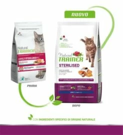 Trainer Pienso Natural De Salmón Para Gato Adulto Esterilizado -Suministros De Mascotas Ventas 2024 68176 4 3 g