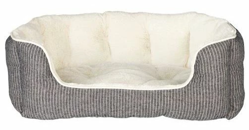 Trixie Cama Ovalada Davin Crema Y Gris Para Perros 3 Trixie Cama Ovalada Davin Crema Y Gris Para Perros