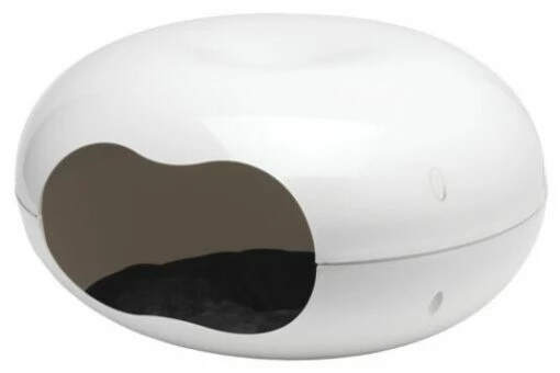 Moderna Casa Donut Blanca Con Cojín Para Gatos -Suministros De Mascotas Ventas 2024 76996 c500 cushion 0 g