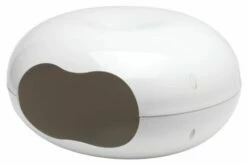 Moderna Casa Donut Blanca Con Cojín Para Gatos 6 Moderna Casa Donut Blanca Con Cojín Para Gatos -Suministros De Mascotas Ventas 2024 76996 c500 no cushion 1 g