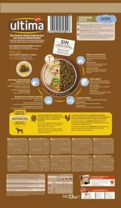 Ultima Pienso Medium Maxi Junior Pollo Y Arroz -Suministros De Mascotas Ventas 2024 78179 4 4 g