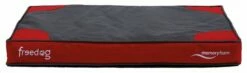 Freedog Cama Rectangular Memory Foam Flat Roja