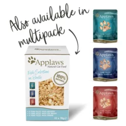 Pack 6 Applaws Comida Húmeda Para Gatos De Atún Y Besugo -Suministros De Mascotas Ventas 2024 8004ML A 5 637f33e804332 g