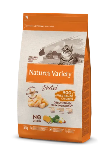 Nature's Variety Pienso Selected De Pollo Campero Para Gatos Esterilizados 3 Nature's Variety Pienso Selected De Pollo Campero Para Gatos Esterilizados