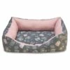 Arquivet Cama Cuadrada Perros En Rosa Y Gris -Suministros De Mascotas Ventas 2024 8435117891951 g