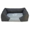 Arquivet Cama Cuadrada Negra Y Gris Con Huella Para Perros -Suministros De Mascotas Ventas 2024 8435117892026 g