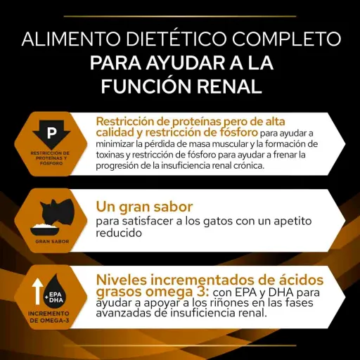 Pro Plan Veterinary Diets Comida Húmeda Mousse NF Renal Function ST/OX 6 Pro Plan Veterinary Diets Comida Húmeda Mousse NF Renal Function ST/OX - Imagen 4