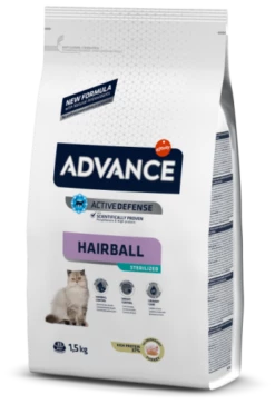 Advance Pienso Para Gatos Adultos Sterilized Hairball