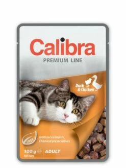 Calibra Comida Húmeda Premium Adult De Pato Y Pollo Para Gatos