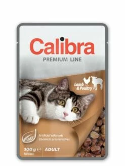 Calibra Comida Húmeda Premium Adult De Cordero Y Pollo Para Gatos