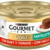 Pack 24 Gourmet Comida Húmeda Gold Tartallette De Buey Y Tomate Para Gatos -Suministros De Mascotas Ventas 2024 93005 7613035442504 1gold tartelette vaca tomate 1 g