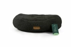 Gloria Pets Cama Tarifa Redonda Negro Para Perros