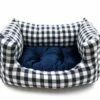 Musqui Cuna Vichy Confort De Cuadros Azul Marino Para Perros -Suministros De Mascotas Ventas 2024 Cama Vichy pequena Fondo blanco 6 63a58add7c679 g