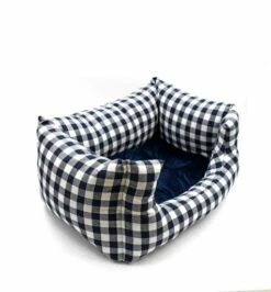 Musqui Cuna Vichy Confort De Cuadros Azul Marino Para Perros -Suministros De Mascotas Ventas 2024 Cama Vichy pequena Fondo blanco 9 63a58ae7c3f0b g
