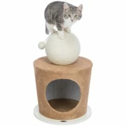 Trixie Cueva Bola Rascadora Taupe Para Gatos -Suministros De Mascotas Ventas 2024 Cueva Bola Rascador Taupe para Gatos 646ccdf3a1b01 g