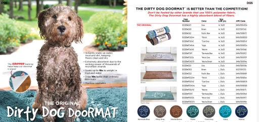 Dog Gone Smart Alfombrilla Dirty Dog Doormat M 7 Dog Gone Smart Alfombrilla Dirty Dog Doormat M - Imagen 5