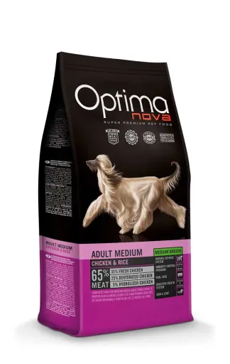 Optimanova Pienso Para Perros Medianos De Pollo Y Arroz 3 Optimanova Pienso Para Perros Medianos De Pollo Y Arroz