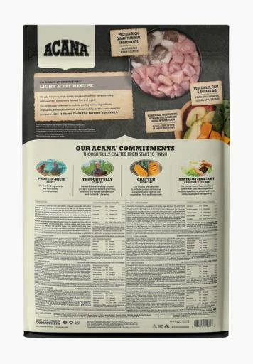 Acana Pienso Light & Fit Para Perros Adultos De Pollo 4 Acana Pienso Light & Fit Para Perros Adultos De Pollo - Imagen 2