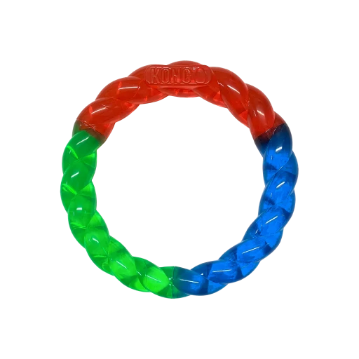 KONG Mordedor Twistz Ring Grande Para Perros 3 KONG Mordedor Twistz Ring Grande Para Perros