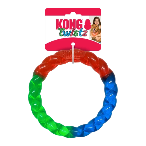 KONG Mordedor Twistz Ring Grande Para Perros 6 KONG Mordedor Twistz Ring Grande Para Perros - Imagen 4