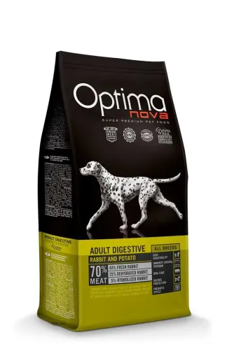 Optimanova Pienso Digestive Para Perros Adultos De Conejo Y Patata 3 Optimanova Pienso Digestive Para Perros Adultos De Conejo Y Patata