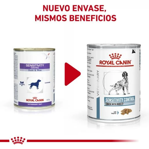 Pack 12 Royal Canin Comida Húmeda Sensitivity Control Pato Con Arroz 4 Pack 12 Royal Canin Comida Húmeda Sensitivity Control Pato Con Arroz - Imagen 2