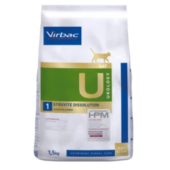 HPM Pienso Virbac Veterinary U1 Urology Struvite Dissolution Para Disolver Cálculos De Estruvita En Gato