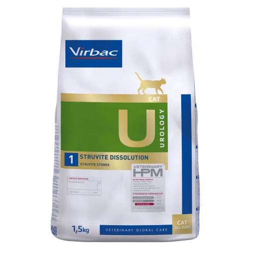 HPM Pienso Virbac Veterinary U1 Urology Struvite Dissolution Para Disolver Cálculos De Estruvita En Gato 3 HPM Pienso Virbac Veterinary U1 Urology Struvite Dissolution Para Disolver Cálculos De Estruvita En Gato