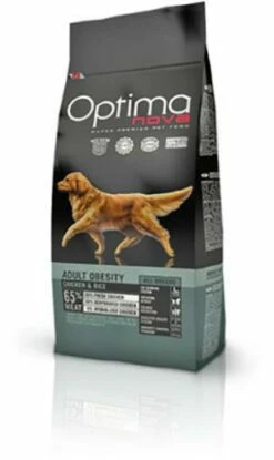 Optimanova Pienso Obesity De Pollo Y Arroz Para Perros Con Sobrepeso -Suministros De Mascotas Ventas 2024 adult obesity pollo arroz 1 g