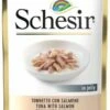 Pack 20 Schesir Comida Húmeda De Atún Con Salmón -Suministros De Mascotas Ventas 2024 atun con salmon 1 g