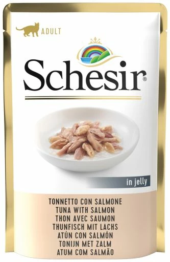 Pack 20 Schesir Comida Húmeda De Atún Con Salmón 3 Pack 20 Schesir Comida Húmeda De Atún Con Salmón
