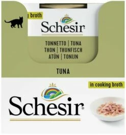 Pack 14 Schesir Comida Húmeda De Atún En Caldo Para Gatos 12 Pack 14 Schesir Comida Húmeda De Atún En Caldo Para Gatos -Suministros De Mascotas Ventas 2024 atun en caldo 4 g