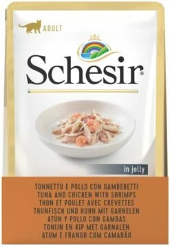 Pack 20 Schesir Comida Húmeda De Atún Y Pollo Con Gambas 12 Pack 20 Schesir Comida Húmeda De Atún Y Pollo Con Gambas -Suministros De Mascotas Ventas 2024 atun pollo con gambas 4 g