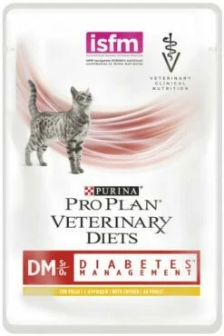 Pro Plan Veterinary Diets Comida Húmeda DM Diabetes Managment ST/OX Trocitos En Salsa De Pollo