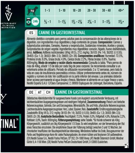 Pro Plan Veterinary Diets Comida Húmeda EN Gastrointestinal Mousse 6 Pro Plan Veterinary Diets Comida Húmeda EN Gastrointestinal Mousse - Imagen 4