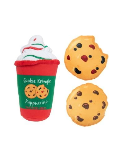 FuzzYard Peluche Navideño Cookie Kringle Puppuccino & Cookies Para Perros 3 FuzzYard Peluche Navideño Cookie Kringle Puppuccino & Cookies Para Perros