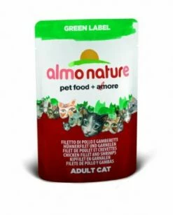 Pack 24 Almo Nature Green Label Filete De Pollo Y Gambas