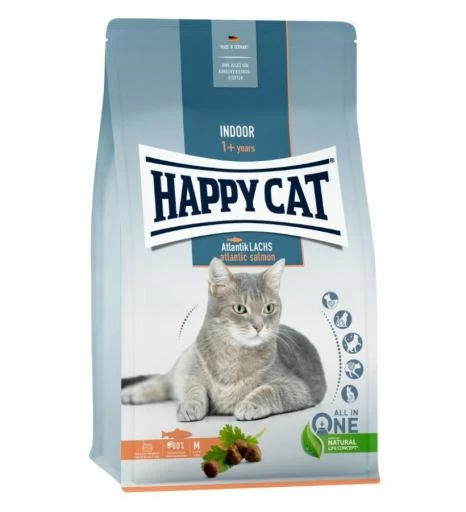 Happy Cat Pienso Para Gatos Indoor Con Salmón Atlántico 3 Happy Cat Pienso Para Gatos Indoor Con Salmón Atlántico