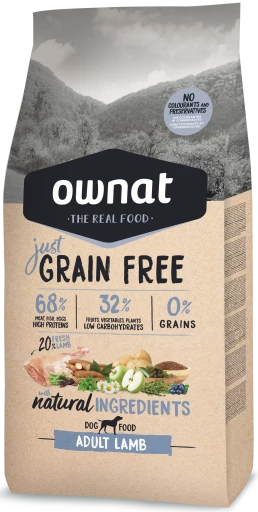 Ownat Pienso Just Grain Free Adult De Cordero Para Perros 3 Ownat Pienso Just Grain Free Adult De Cordero Para Perros