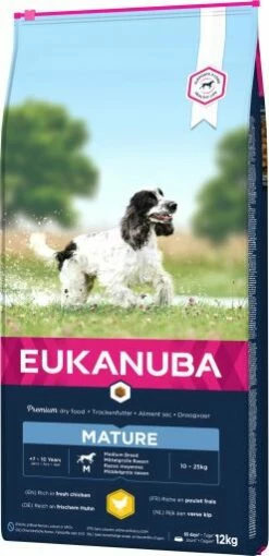 Eukanuba Pienso Para Perros Mature De Razas Medianas Con Pollo