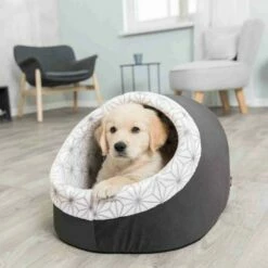 Trixie Cueva Suave Diamond Antracita-Blanco -Suministros De Mascotas Ventas 2024 modificar cueva suave diamond 35 26 40cm antracita blanco 5 5 g