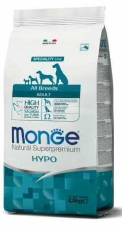 Monge Pienso Adult Hypoallergenic Salmón Y Atún Para Perros