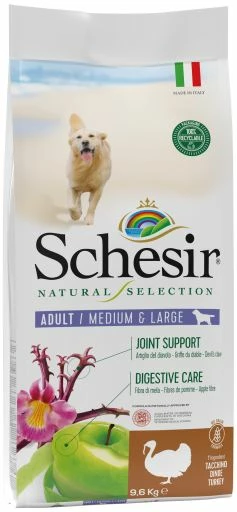 Schesir Natural Selection Perro Mediano/Grande Pavo Grain Free