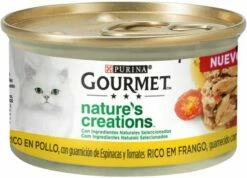 Pack 12 Gourmet Comida Húmeda Nature's Creations De Pollo Para Gatos